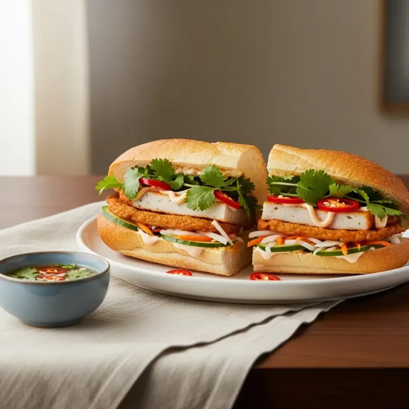 17. Fish Cake Bánh Mì