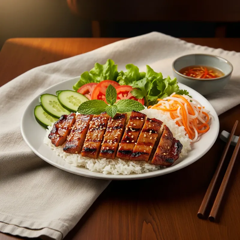 34. Grilled Pork Rice Plate
